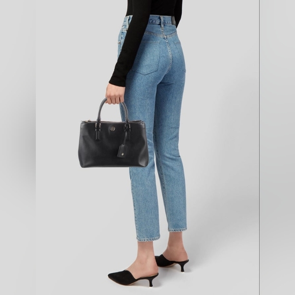 TORY BURCH Saffiano Leather Handle Bag/Crossbody - Picture 4 of 16